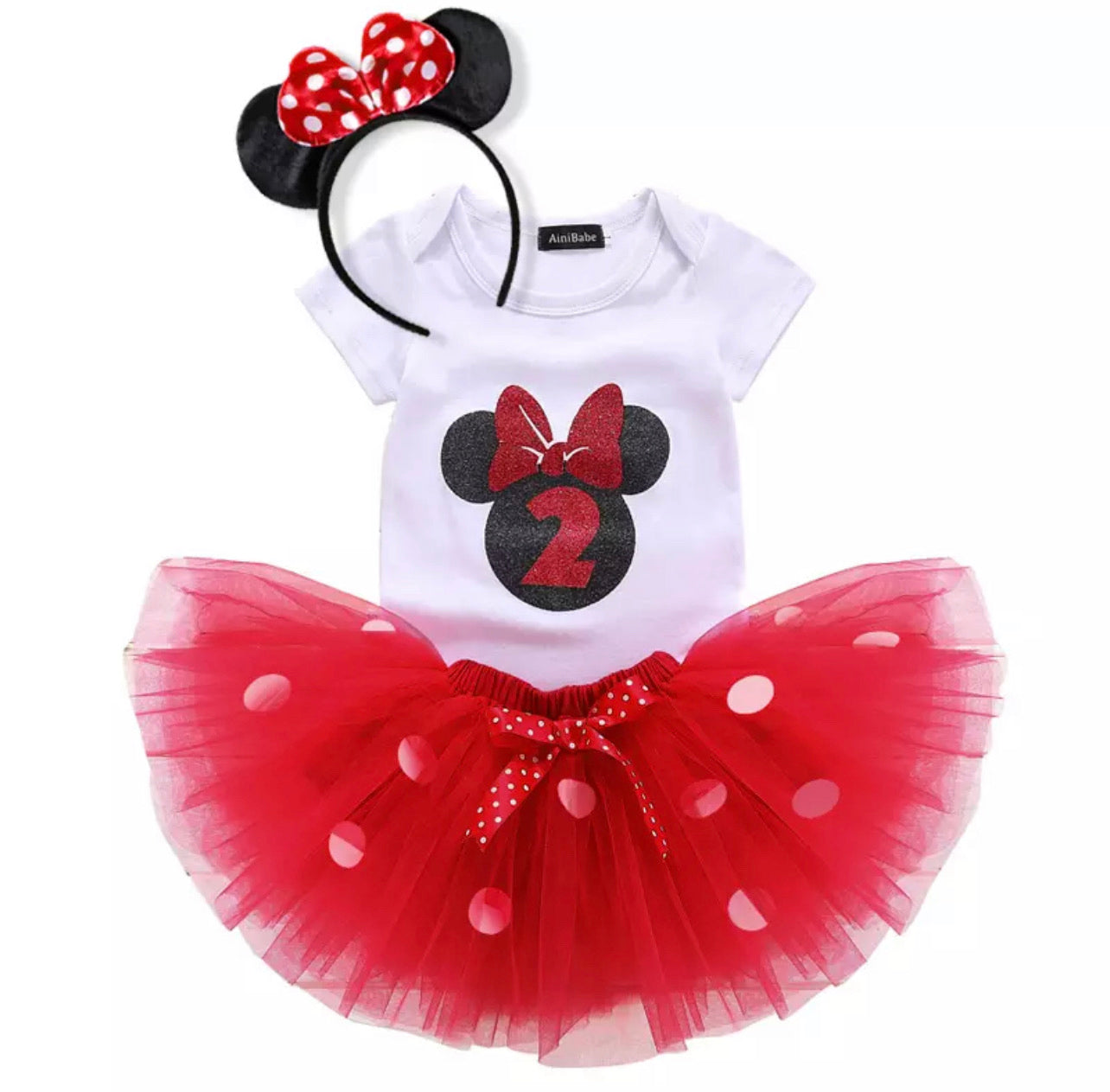 Minnie 2nd birthday outfit sale