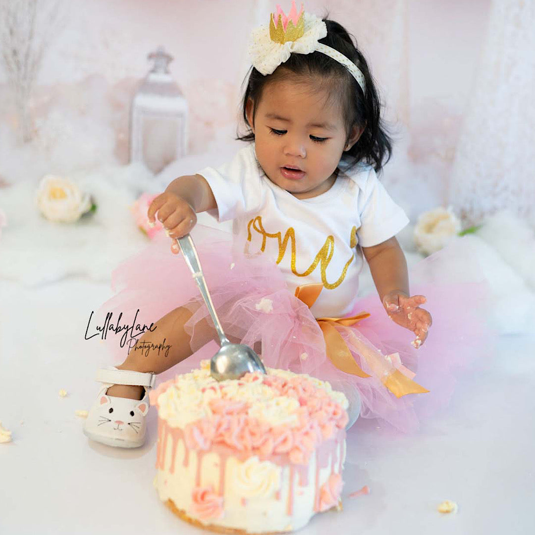 Baby girl sale 1st bday outfit